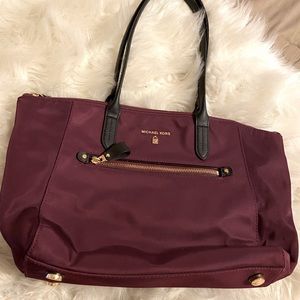 Michael kors shoulder bag burgundy/maroon